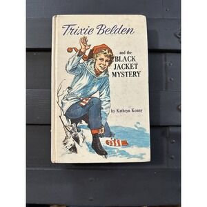 Trixie Belden #8 The Black Jacket Mystery Hardcover Book